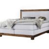 Lit boxspring Chicago Hasena 140x200 cm Blanc / Brun