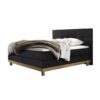 Lit boxspring Bella Hasena 160x200 cm Anthracite / Brun