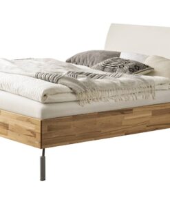 Lit Parete Hasena Hêtre coeur rouge bois massif 323-Kul white 90x200 cm Gris / Blanc / Brun