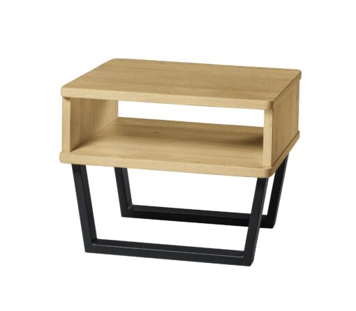 Table de nuit Surf Hasena Anthracite / Brun