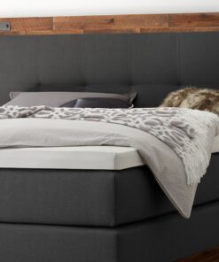 Lit boxspring Chicago Hasena 160x200 cm Anthracite / Brun_2