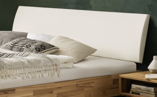 Lit Parete Hasena Hêtre coeur rouge bois massif 323-Kul white 140x200 cm Gris / Blanc / Brun_2