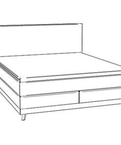 Lit boxspring Scandia Hasena 140x200 cm Anthracite / Brun_4