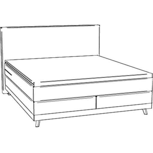 Lit boxspring Scandia Hasena 140x200 cm Anthracite / Brun_4