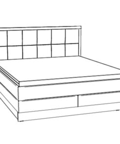 Lit boxspring incl. espace de rangement Ottawa Hasena 140x200 cm Anthracite / Brun_4