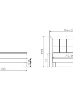 Lit boxspring Rustico Hasena 140x200 cm Beige / Brun_5