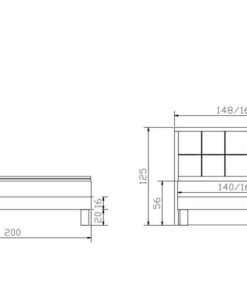 Lit boxspring Cottage Hasena 140x200 cm Beige / Brun_5