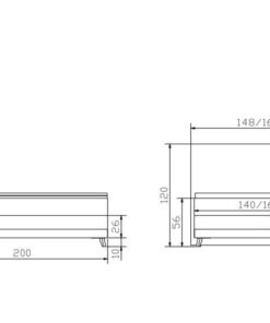 Lit boxspring Scandia Hasena 140x200 cm Beige / Brun_5