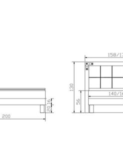 Lit boxspring Memphis Hasena 140 Beige / Brun_5