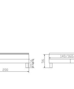 Lit boxspring Isoba Hasena 140x200 cm Blanc / Brun_5