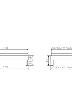 Lit Senza Hasena Chêne bois massif 100x200 cm Gris/Argenté / Brun_5