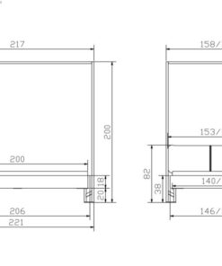 Lit Bovena Hasena 140x200 cm Anthracite / Gris / Brun_5