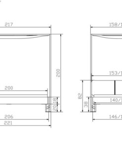 Lit Bogina Hasena 140x200 cm Anthracite / Gris / Brun_5