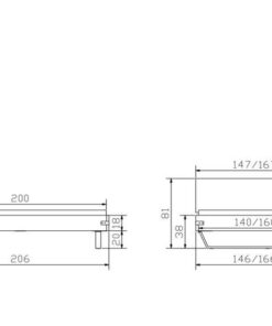 Lit Ezzo Hasena 140x200 cm Anthracite / Brun_5