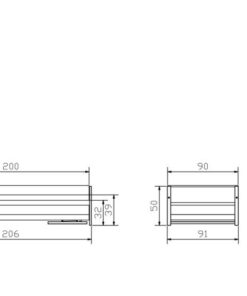  Lit Lido lit du dessous Hasena 90x200 cm Brun