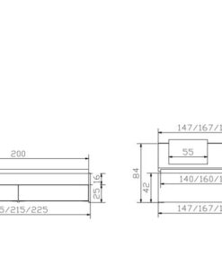  Lit Ampezzo Hasena 180x200 cm Gris / Brun