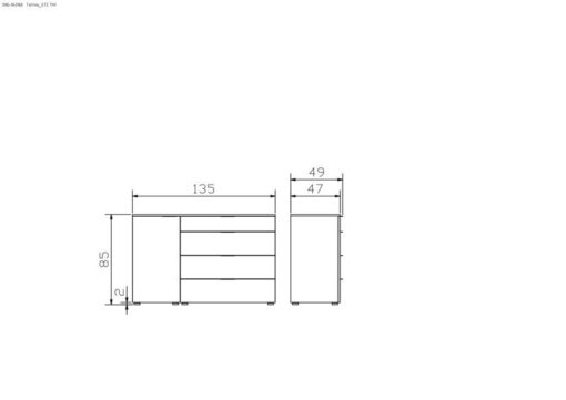 Commode Totrino Hasena Blanc