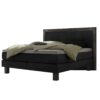 Lit boxspring Memphis Hasena 160x200 cm Anthracite / Gris