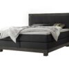 Lit boxspring Chicago Hasena 140x200 cm Anthracite / Gris