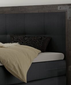 Lit boxspring Memphis Hasena 160x200 cm Anthracite / Gris_2