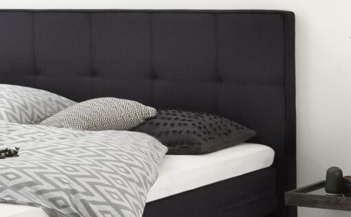 Lit boxspring Boston Hasena 140x200 cm Anthracite / Gris_2