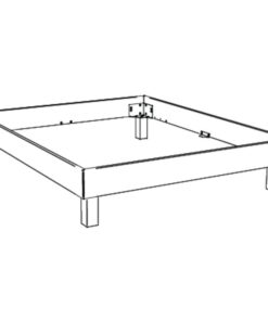 Lit Basico Hasena Chêne bois massif 100x200 cm Brun_4