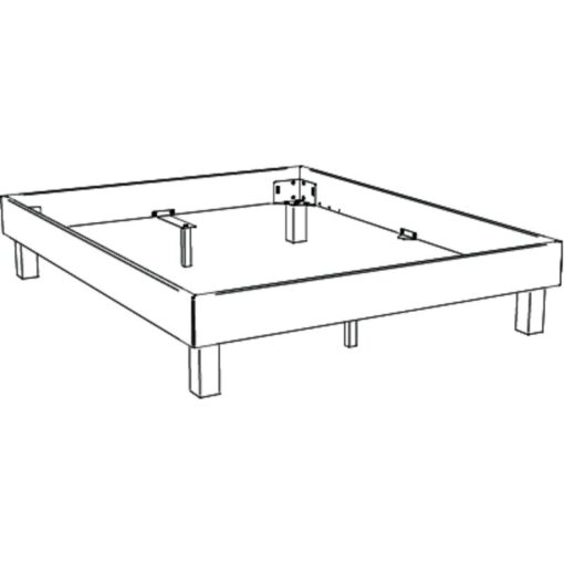 Lit Basico Hasena Noyer massif 160x200 cm Brun_4