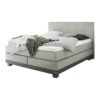 Lit boxspring Boston Hasena 140x200 cm Gris