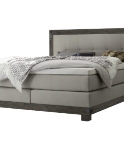 Lit boxspring Chicago Hasena 140x200 cm Gris