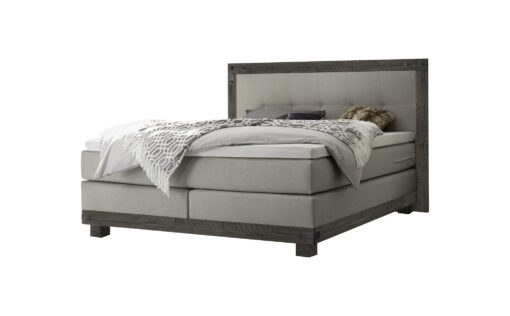 Lit boxspring Chicago Hasena 180x200 cm Gris