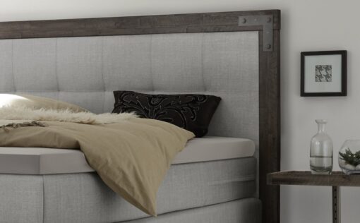 Lit boxspring Memphis Hasena 140 Gris_2