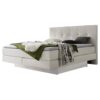 Lit boxspring incl. espace de rangement Miami Hasena 160x200 cm Blanc