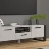 Meuble TV Nuka 160cm Blanc