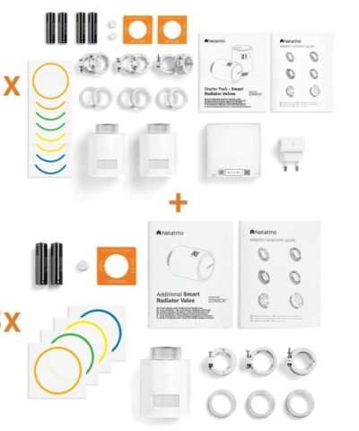 5x Têtes Thermostatiques intelligentes + Hub