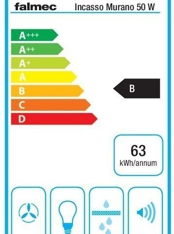 Hotte de ventilation INCASSO MURANO 50 W FALMEC