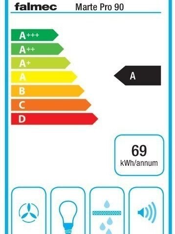 Hotte de ventilation MARTE PRO 90 FALMEC