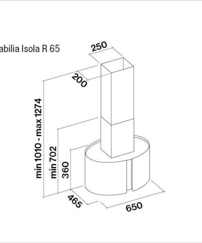 Hotte de ventilation MIRABILIA ISOLA R 65 FALMEC