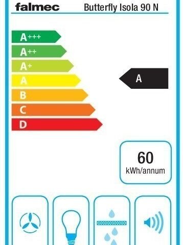 Hotte de ventilation BUTTERFLY ISOLA 90 N FALMEC