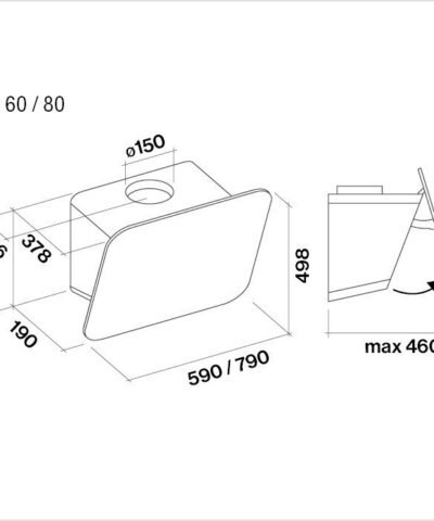 Hotte de ventilation TAB 60 R FALMEC