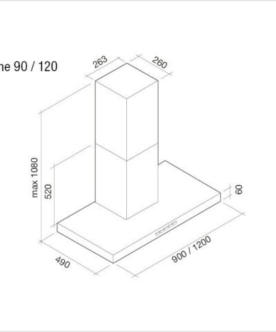 Hotte de ventilation PLANE 120 FALMEC