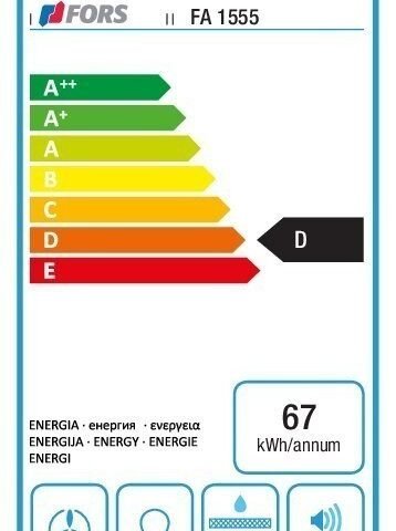 Hotte de ventilation en métal FA 1560 N FORS