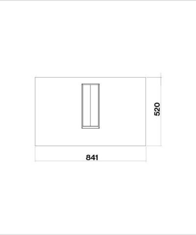 Hotte plan de travail QUANTUM 84 FALMEC