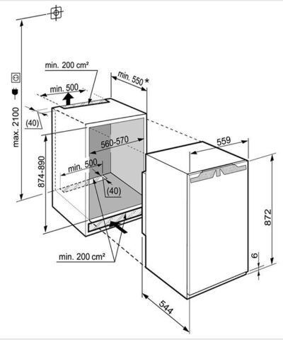 SIBP-1650-21 LIEBHERR Réfrigérateur BioFresh