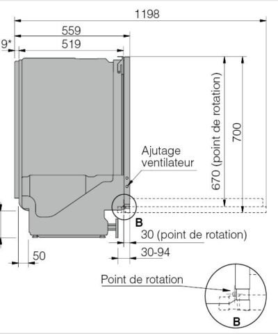 ASKO Lave-vaisselle intégré Style 60 cm DFI644B/1