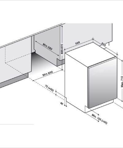 DE DIETRICH Lave-vaisselle 60 cm DV91444J