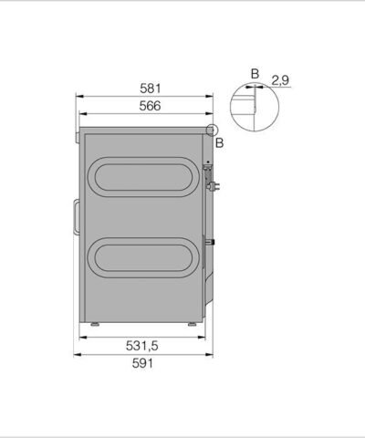 ASKO Lave-linge industriel WMC6743PB.T