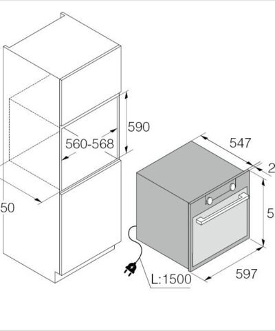 ASKO Four à pyrolyse 60 cm OP8687AH-1