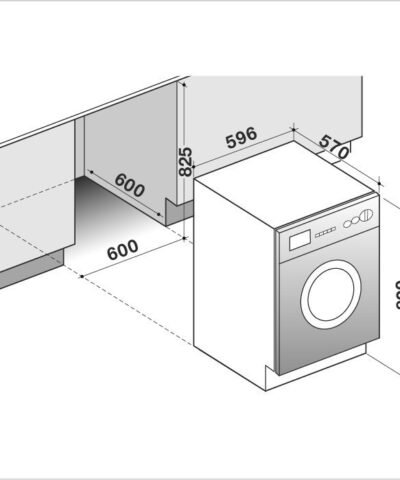 DE DIETRICH Lave linge intégré DLZ814I