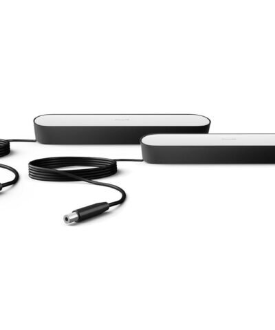 Philips Hue Lampe de bureau Set de démarrage de jeu 2 pièces Noir