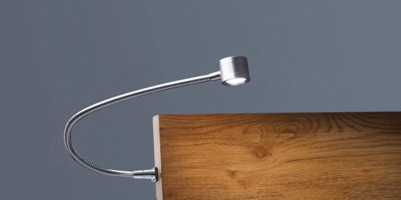 Leselampe Led Tina Hasena Grau/Silber